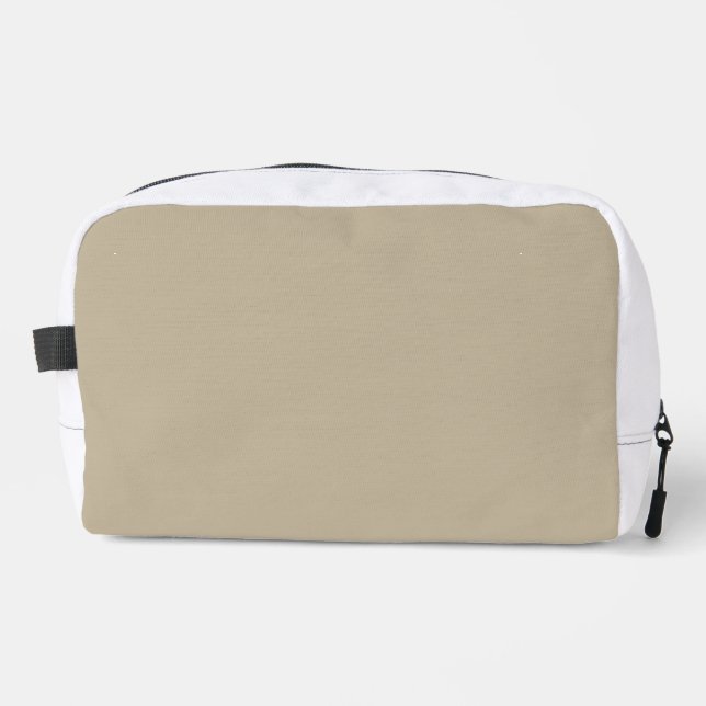 Soft Light Beige Background – Wedding Design Dopp Kit (Front)