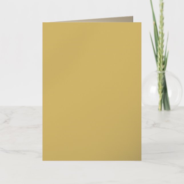 Soft Light Beige Background – Wedding Design Foil Greeting Card (Front)
