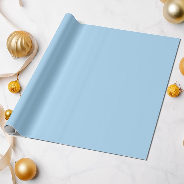 Soft Light Blue Solid Colour #abdaf7 Wrapping Paper (Creator Uploaded)