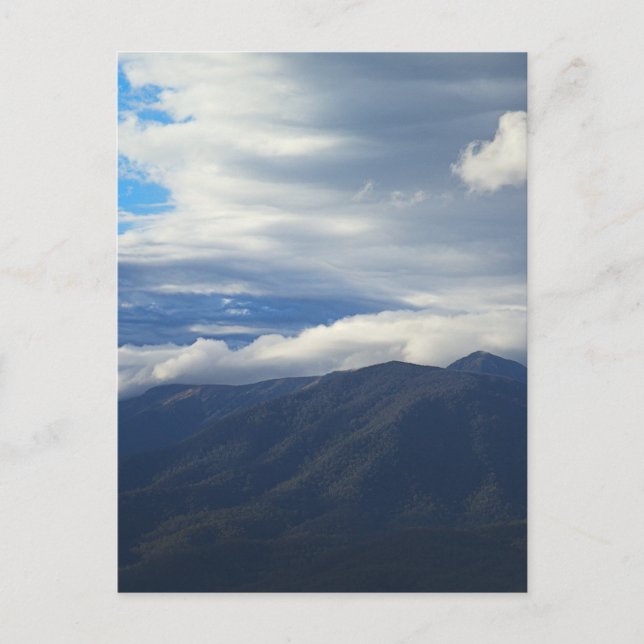 Soft light over Mount Bogong Postcard (Front)