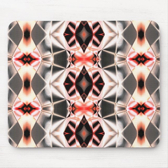 Soft light to dark rapport, reddish salmon to gray mouse pad (Front)
