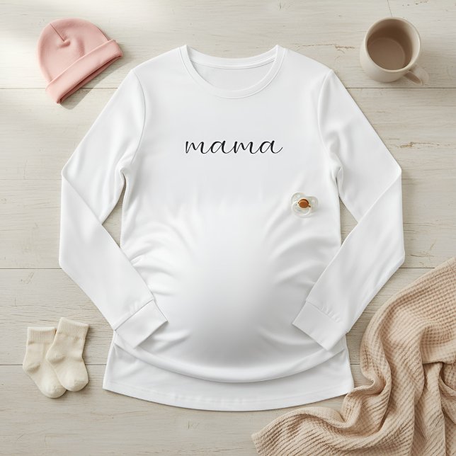 Soft Long Sleeve Maternity Top for Pregnant Moms  (Creator Uploaded)