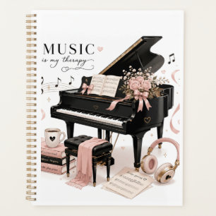 Soft Luxury Piano Practice Planner
