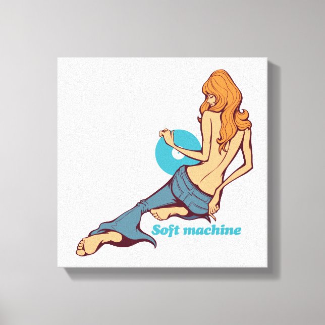 Soft machine canvas print (Front)