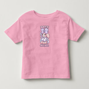 Soft Mama Cute Y2K Bunny Toddler T-Shirt