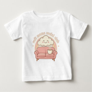Soft Mama Social Club Rainbow Design Cute Cosy M Baby T-Shirt