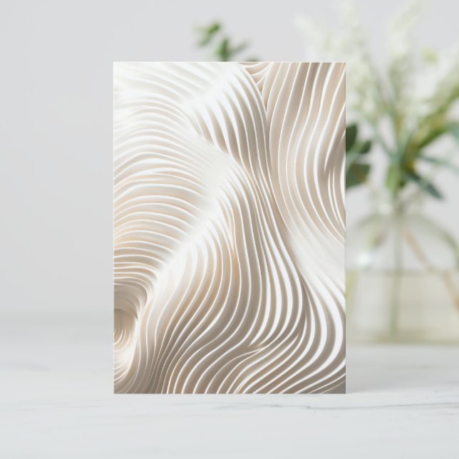 Soft marble wedding meal choices RSVP (Standing Front)