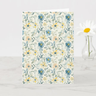 Soft Meadow Daisy Watercolor Encouragement Card