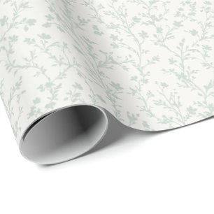 Soft Meadow Muted Sage - Neutral Wrapping Paper