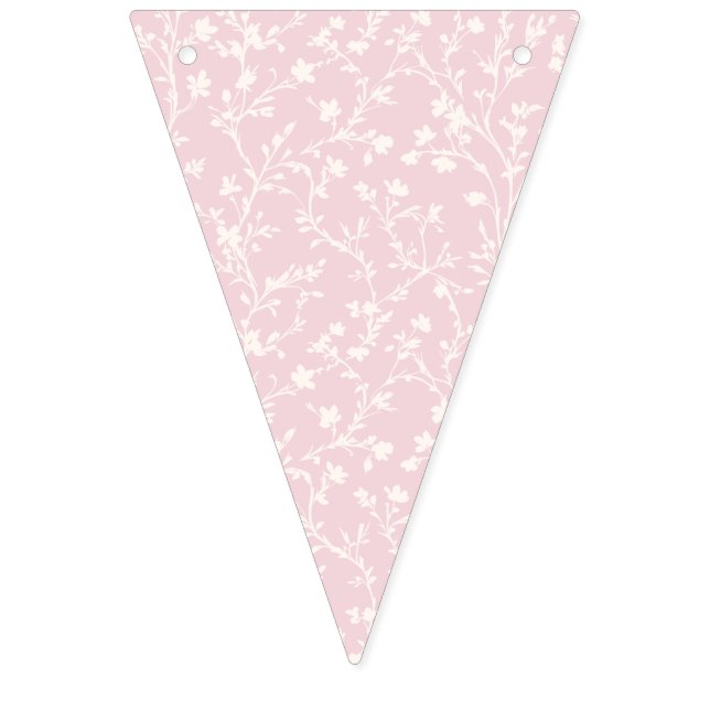 Soft Meadow Neutral - Blush Pink Bunting (First Flag)