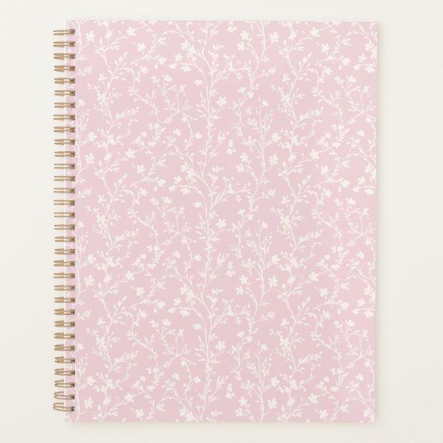 Soft Meadow Neutral - Blush Pink Planner (Front)