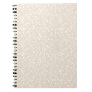 Soft Meadow Neutral - Soft Linen Notebook