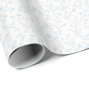 Soft Meadow Powder Blue - Neutral Wrapping Paper