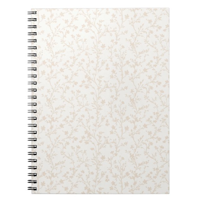 Soft Meadow Soft Linen - Neutral Notebook (Front)