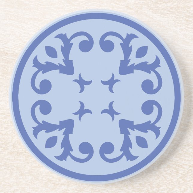 Soft Medallion Scroll Coaster (Front)