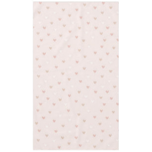 Soft Minimal Heart Pattern Tablecloth