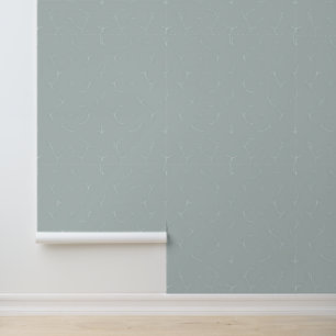 Soft Minimalist Line Pattern on Pale Blue Wallpaper