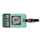 Soft Mint and Grey Mr and Mrs Personalised Photo