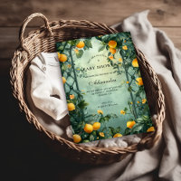 Soft Mint Citrus Baby Shower