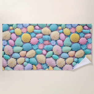 Soft Modern Summer Beach Towel
