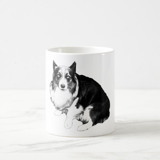 Soft Morning With Corgi Coffee Mug (Center)