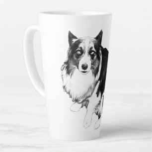 Soft Morning With Corgi Latte Mug