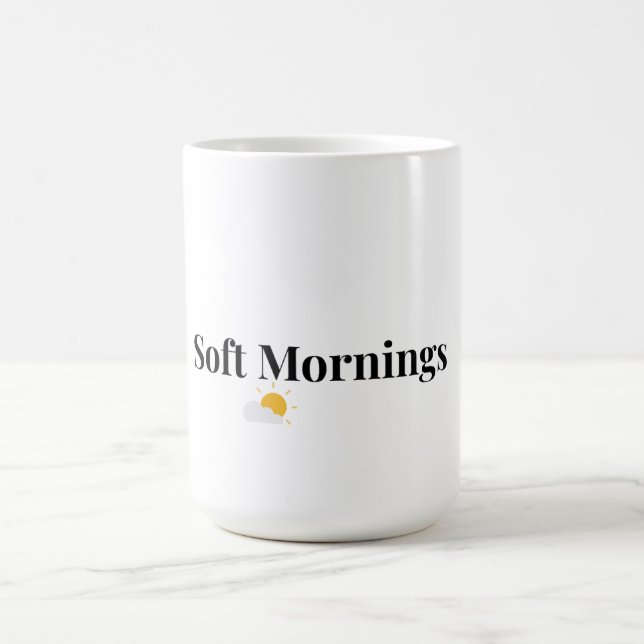 Soft Mornings Cosy Coffee Mug (Center)