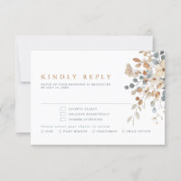 Soft Muted Earthy Tone Floral Watercolor Wedding