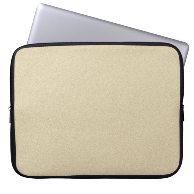 Soft Natural Sand Background Laptop Sleeve (Front)