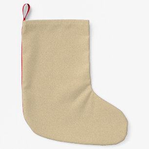 Soft Natural Sand Background Small Christmas Stocking