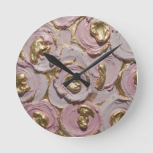 Soft Nature Beauty – Cute Artistic Collection Round Clock
