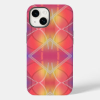 Soft Neon Layered Abstract Design