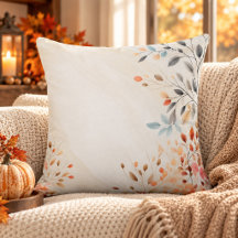 Soft Neutral Fall Floral & Botanical Leaves