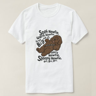 Soft Newfie Poem (brown newf) T-Shirt