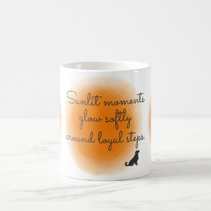 Soft Orange Golden Retriever Custom Photo Coffee Mug