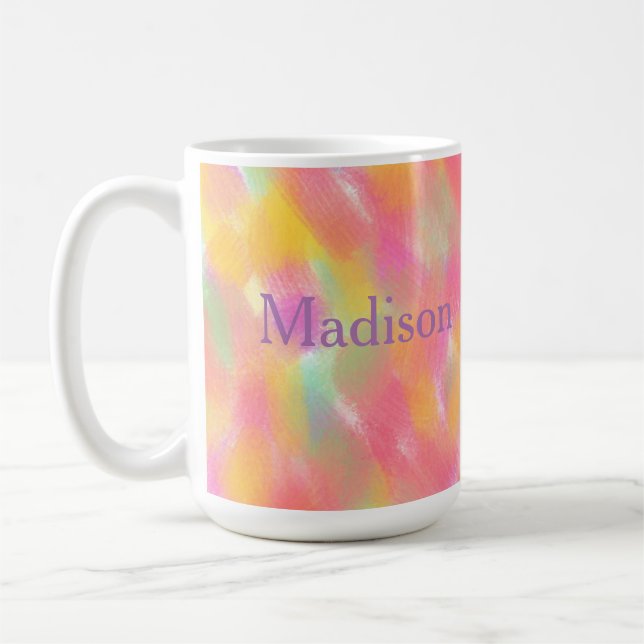 Soft  Original Contemporary Colour Party  Coffee Mug (Left)