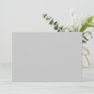 Soft Pale Grey Geometric Announcement