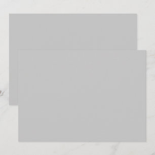 Soft Pale Grey Geometric Invitation