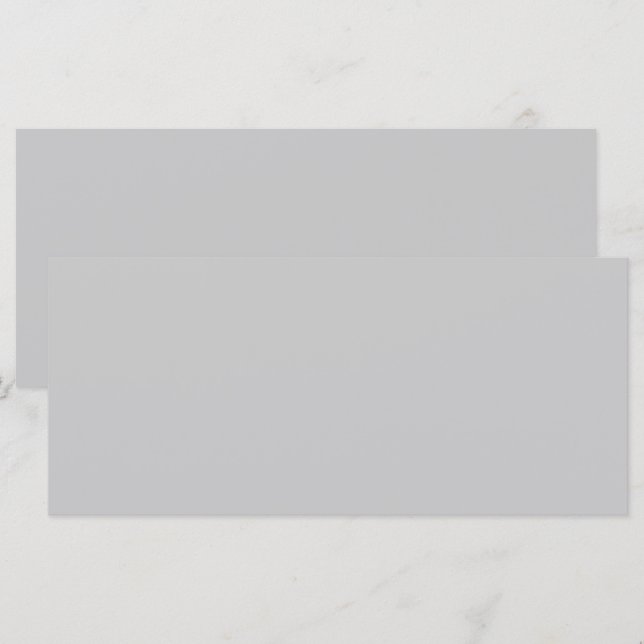 Soft Pale Grey Geometric Menu (Front/Back)