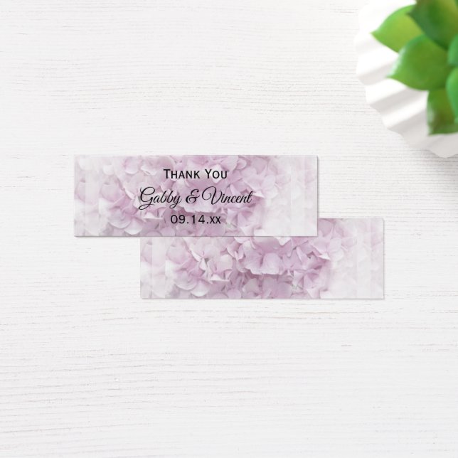 Soft Pale Pink Hydrangea Flower Wedding Favour (Desk)