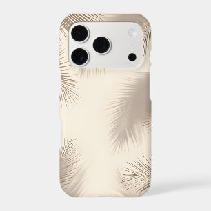 Soft Palm Shadow Cream iPhone Case