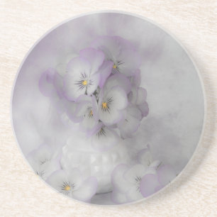 Soft Pansies Coaster