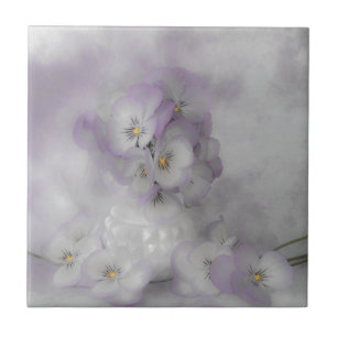 Soft Pansies Tile