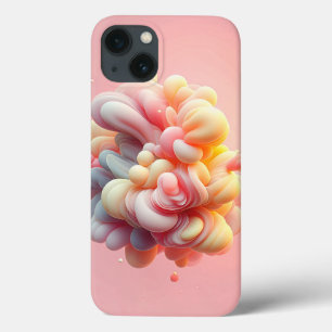 Soft Pastel Abstract Cloud Phone Case Velvet Dream