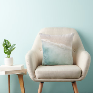 Soft Pastel Caribbean Ocean Bliss 1 Cushion
