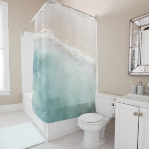 Soft Pastel Caribbean Ocean Bliss 1 Shower Curtain