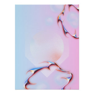 'Soft Pastel & Chrome' Decor