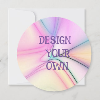 Soft Pastel Design Your Own Invitation