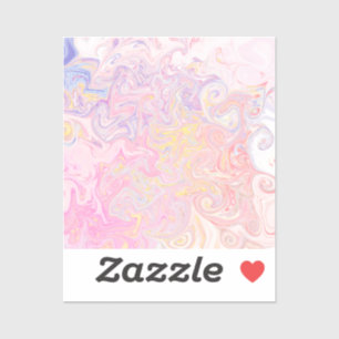 Soft Pastel Dreamy Marble Swirl Abstract Art