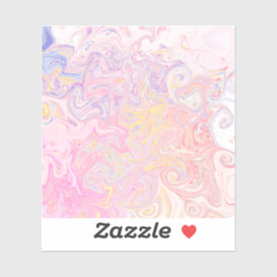 Soft Pastel Dreamy Marble Swirl Abstract Art